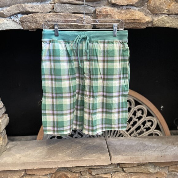 Lands' End Men's Knit Jersey Pajama T-Shirt & Shorts Sleep Set, NWT - Picture 2 of 5